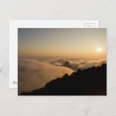 Sunset scene in een China Huang-berg Briefkaart (Voorkant / Achterkant)
