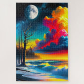 Sunset Scene Legpuzzel (Verticaal)