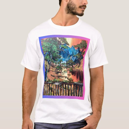Sunset Scene T-shirt (Voorkant)