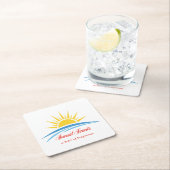Sunset Scents Logo Coster Kartonnen Onderzetters (Insitu)