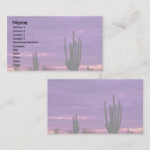 Sunset, Scottsdale, Arizona Visitekaartje (Voorkant / Achterkant)