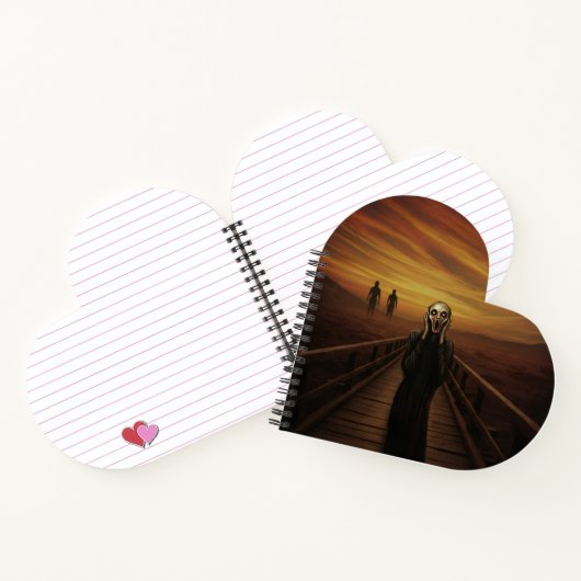 Sunset Scream Notitieboek (Binnen)