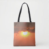 Sunset & Seagull Canvas tas (Voorkant)