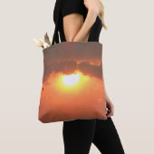 Sunset & Seagull Canvas tas (Dichtbij)