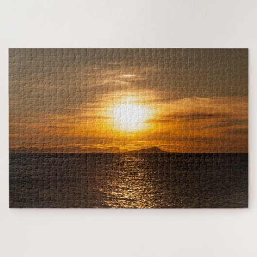 Sunset Seascape-foto Legpuzzel (Horizontaal)