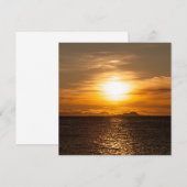 Sunset Seascape-fotokaart (Voorkant / Achterkant)