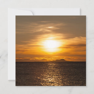 Sunset Seascape-fotokaart