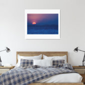 Sunset seen canvas afdruk (Insitu (Slaapkamer))