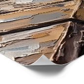 Sunset Serenade: Wasbeer op de Pier Poster (Hoek)