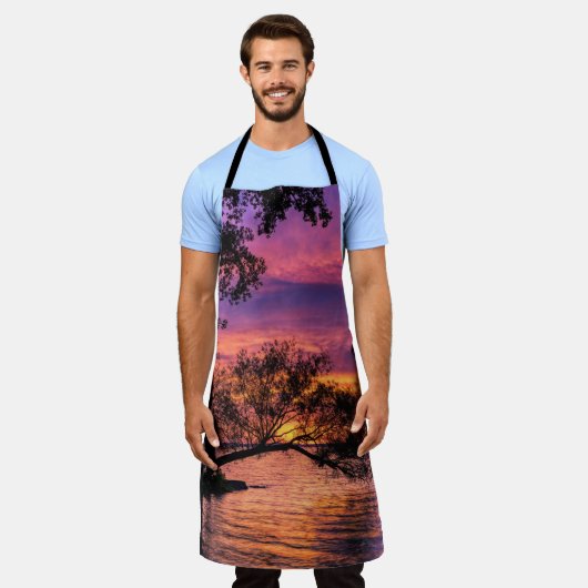 Sunset Serenity Apron Schort (Gedragen)