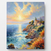 Sunset Serenity beroemd gemaakt door The Mediterra Fotoplaat (Voorkant)