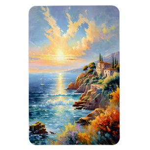 Sunset Serenity beroemd gemaakt door The Mediterra Magneet