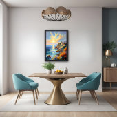 Sunset Serenity beroemd gemaakt door The Mediterra Perfect Poster