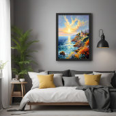 Sunset Serenity beroemd gemaakt door The Mediterra Perfect Poster