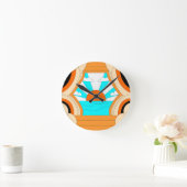 Sunset Serenity Canvas - Stunning Art Print Ronde Klok (Huis)
