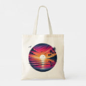 Sunset Serenity – Coastal Dreamscape Tote Bag (Achterkant)