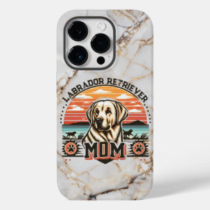  Sunset Serenity Labrador Retriever Dog Mom Case-Mate iPhone 14 Pro Hoesje