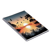 Sunset Serenity Notitieboek (Rechterzijde)