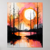 Sunset Serenity Poster (Voorkant)