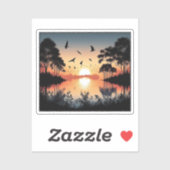Sunset Serenity Sticker (Vel)