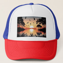 Sunset Serenity Trucker Pet