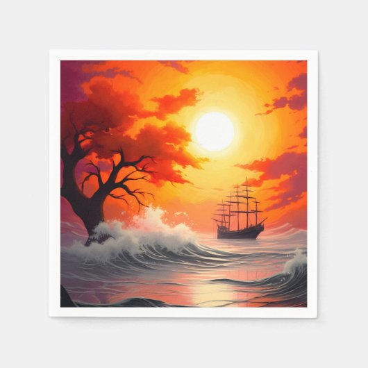 Sunset Servet (Voorkant)