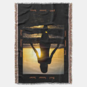 Sunset Shadow - Worpdeken - HAMbyWhiteGlove Deken (Voorkant Verticaal)