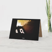 Sunset Shadows Kaart (Achterkant)