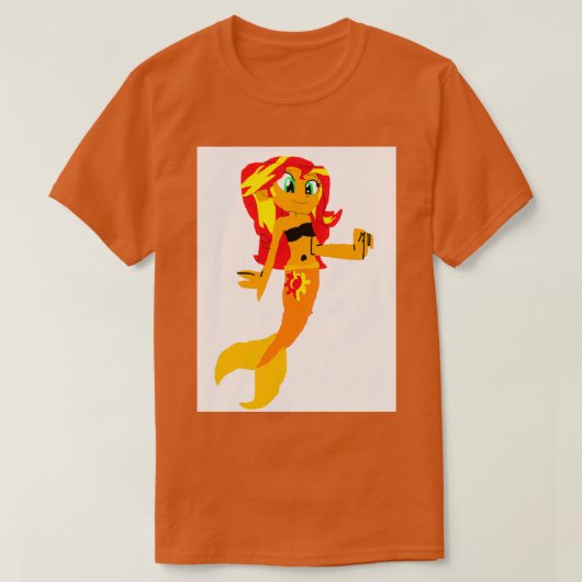 Sunset Shimmer human mermaid 1 T-shirt (Design voorkant)