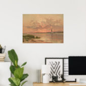 Sunset Shinnecock Bay Poster (Thuiskantoor)
