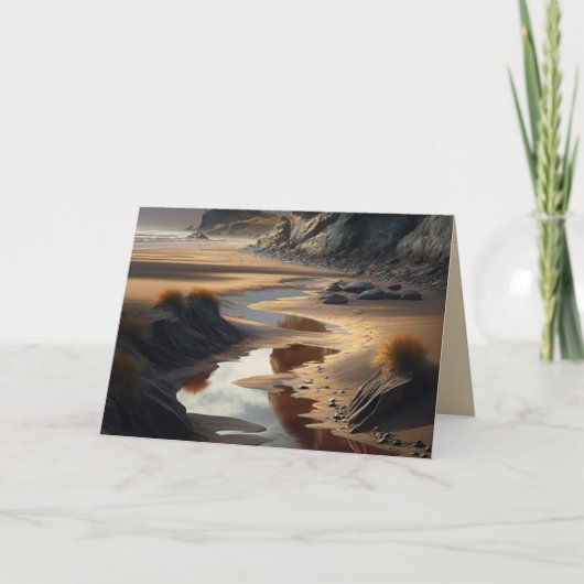 Sunset Shore Bedankkaart (Voorkant)