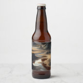 Sunset Shore Bier Etiket (Voorkant)