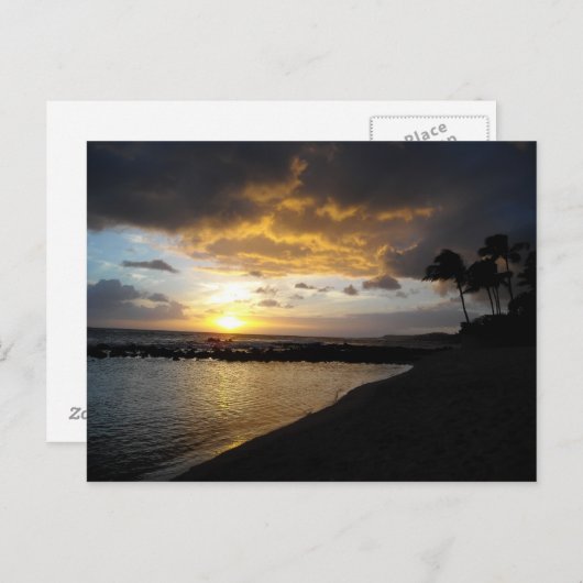 Sunset Shore Briefkaart (Voorkant / Achterkant)