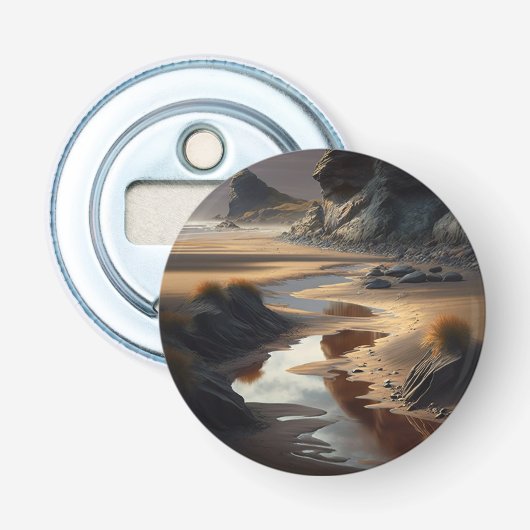 Sunset Shore Button Flesopener (Voorkant)