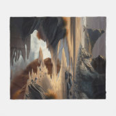 Sunset Shore Fleece Deken (Voorkant (Horizontaal))