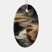 Sunset Shore Keramisch Ornament (Rechts)