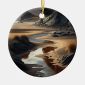 Sunset Shore Keramisch Ornament (Voorkant)