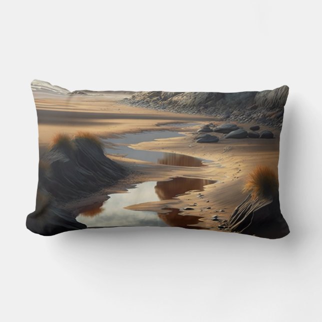 Sunset Shore Kussen (Voorkant)
