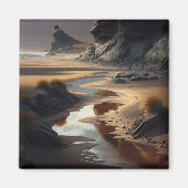 Sunset Shore Magneet (Voorkant)