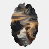 Sunset Shore Ornament Kaart (Rechts)