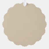 Sunset Shore Ornament Kaart (Achterkant)