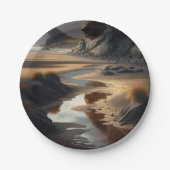 Sunset Shore Papieren Bordje (Voorkant)