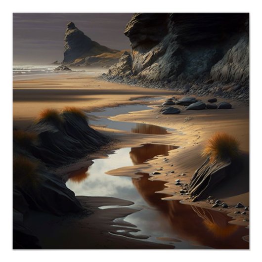 Sunset Shore Perfect Poster (Voorkant)