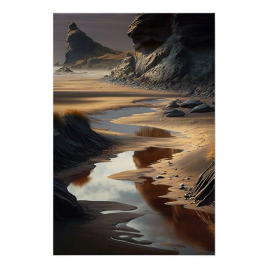 Sunset Shore Perfect Poster (Voorkant)