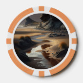 Sunset Shore Poker Chips (Voorkant)