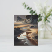 Sunset Shore RSVP Kaartje (Staand voorkant)