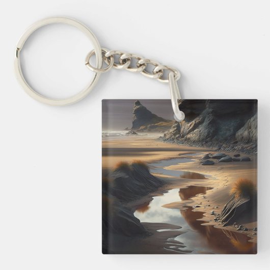 Sunset Shore Sleutelhanger (Voorkant)