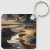 Sunset Shore Sleutelhanger (Achterkant)