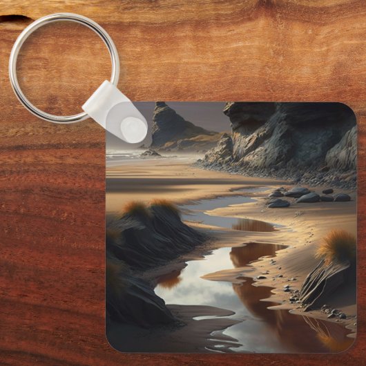 Sunset Shore Sleutelhanger (Voorkant)