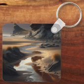 Sunset Shore Sleutelhanger (Achterkant)